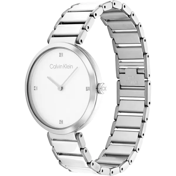 Calvin Klein Ladies Watch Selection Radiant MinimalismSilver TwoHand