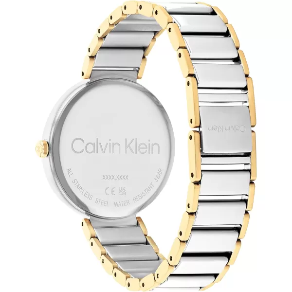 Calvin Klein Ladies Watch Selection Radiant MinimalismTwo Tone TwoHand