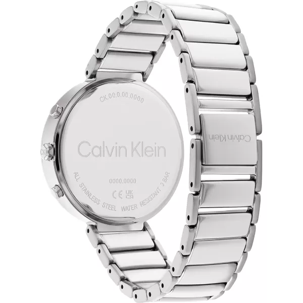 Calvin Klein Ladies Watch Selection Radiant MinimalismWhiteSilver Multifunction