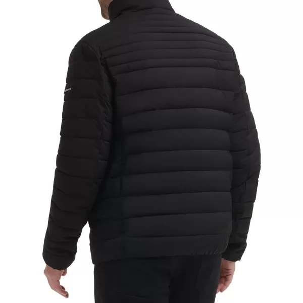 Calvin Klein Lightweight Puffer WaterResistant Down Mens JacketBlack Stretch