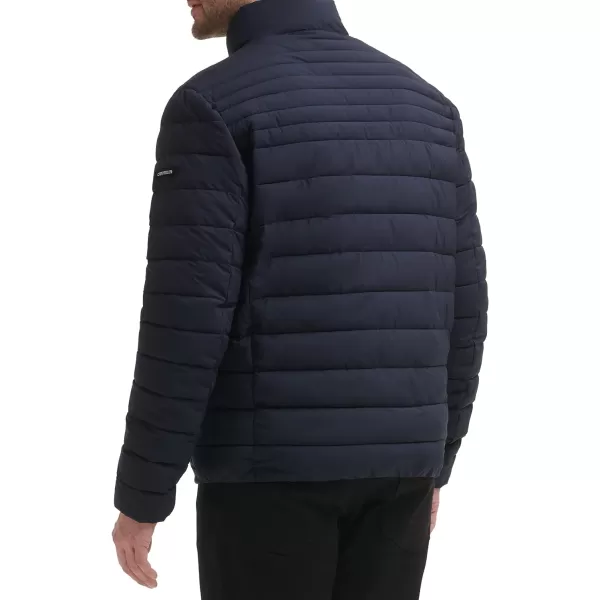 Calvin Klein Lightweight Puffer WaterResistant Down Mens JacketNavy