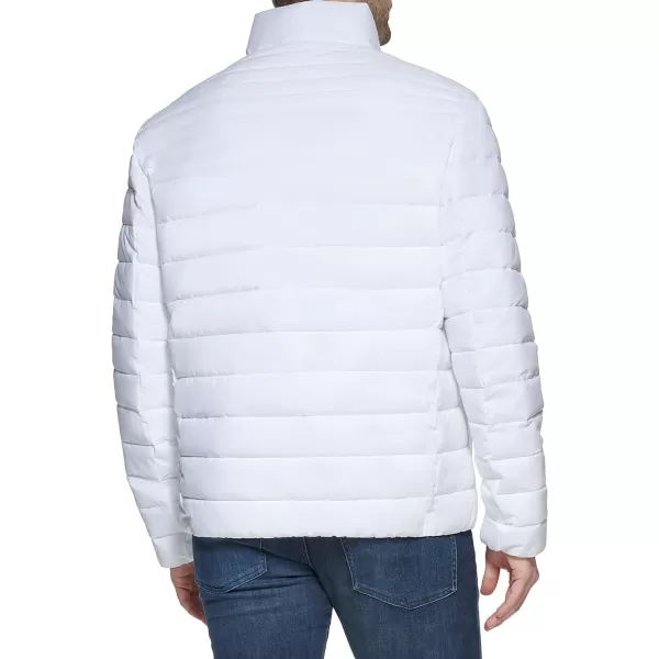 Calvin Klein Lightweight Puffer WaterResistant Down Mens JacketWhite