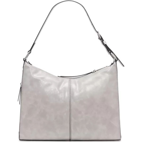 Calvin Klein Max Top Zip Hobo Shoulder BagStone