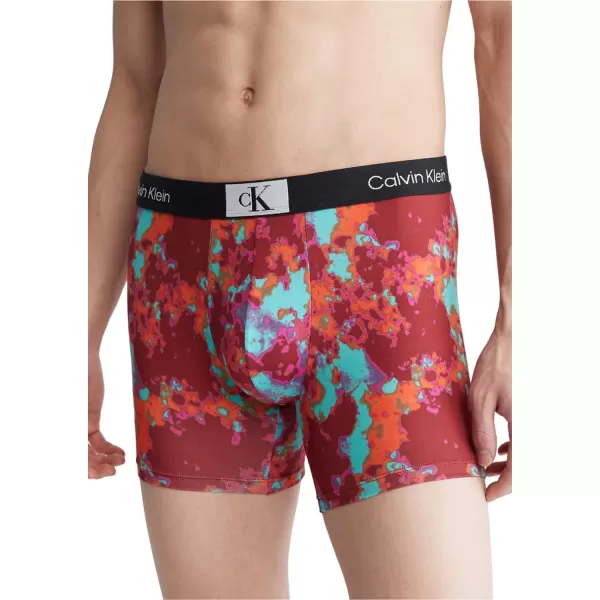 Calvin Klein Mens 1996 Micro Boxer BriefTemperature Print Fresh Peppermint