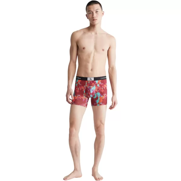 Calvin Klein Mens 1996 Micro Boxer BriefTemperature Print Fresh Peppermint