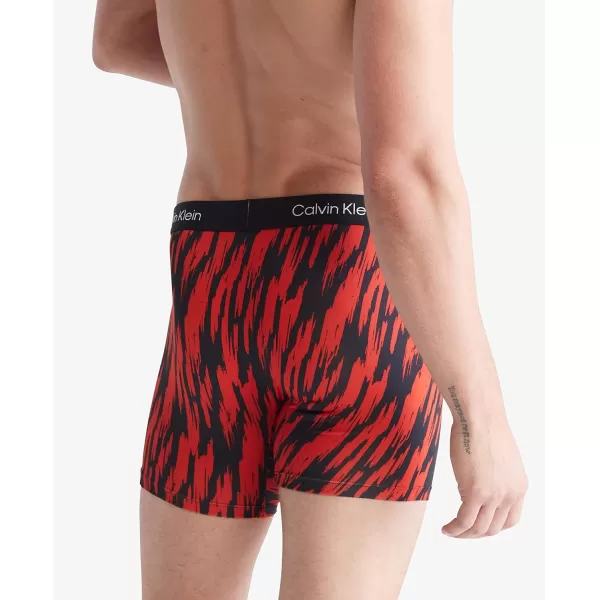 Calvin Klein Mens 1996 Micro Boxer BriefTiger Stripe PrintHazard