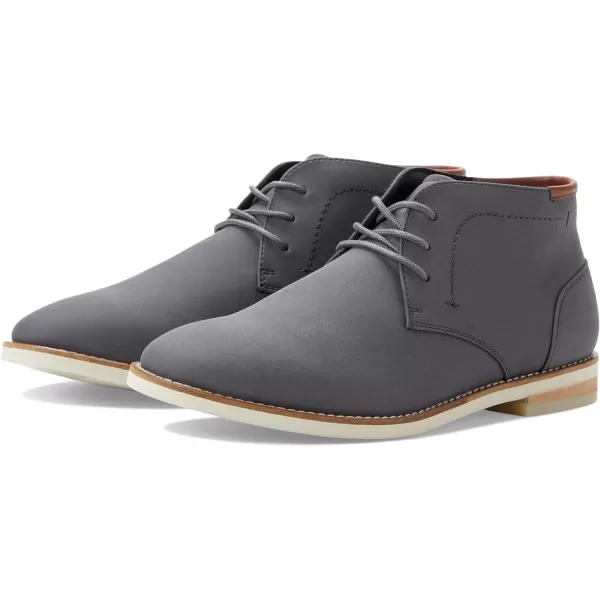 Calvin Klein Mens Alory Chukka BootDark GrayTan