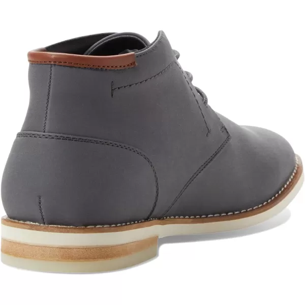 Calvin Klein Mens Alory Chukka BootDark GrayTan