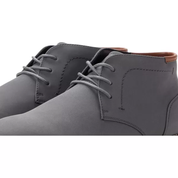 Calvin Klein Mens Alory Chukka BootDark GrayTan