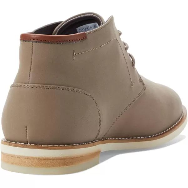 Calvin Klein Mens Alory Chukka BootTaupeTan