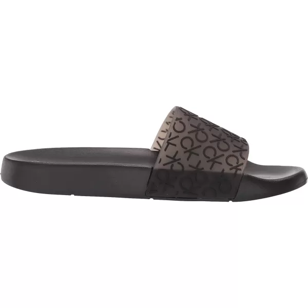 Calvin Klein Mens Alva Slide SandalBlack 181