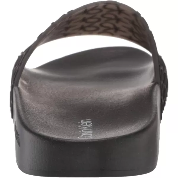 Calvin Klein Mens Alva Slide SandalBlack 181