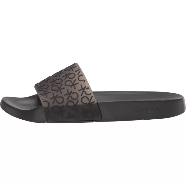 Calvin Klein Mens Alva Slide SandalBlack 181