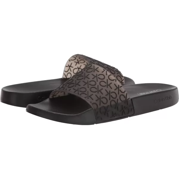 Calvin Klein Mens Alva Slide SandalBlack 181