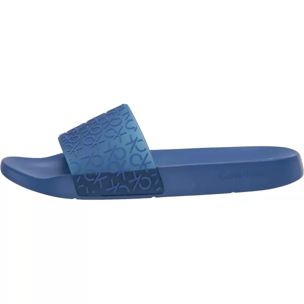 Calvin Klein Mens Alva Slide SandalKlein Blue 432