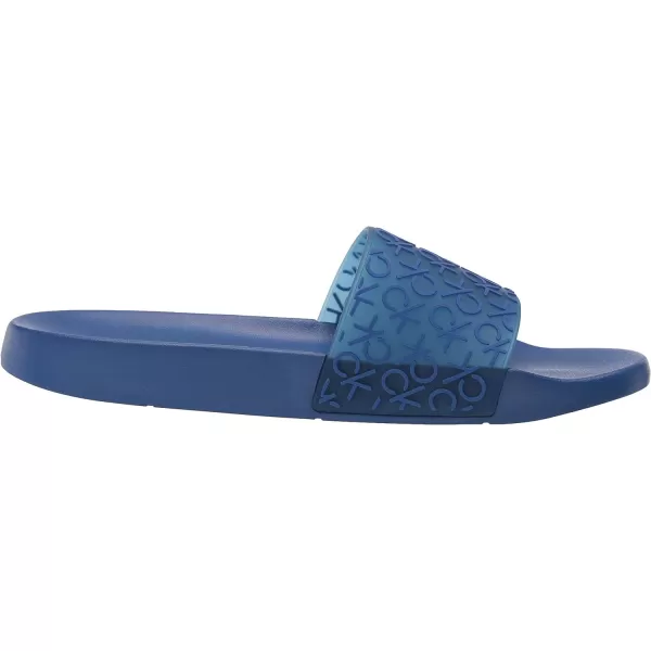 Calvin Klein Mens Alva Slide SandalKlein Blue 432