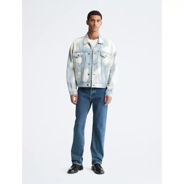 Calvin Klein Mens Archive Essential Trucker JacketBig Sky