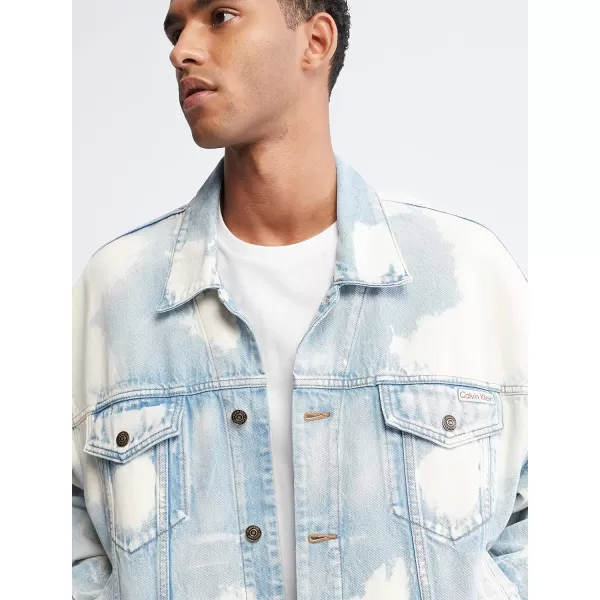 Calvin Klein Mens Archive Essential Trucker JacketBig Sky