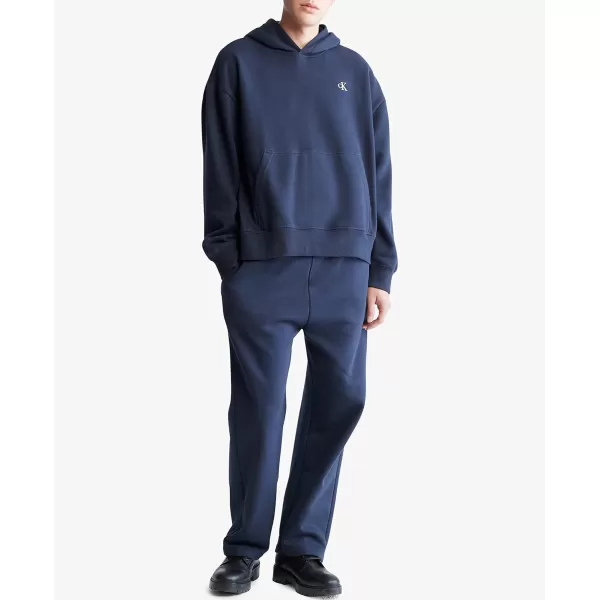 Calvin Klein Mens Archive Logo Fleece PantsDark Sapphire