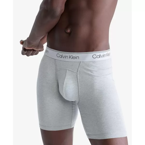 Calvin Klein Mens Athletic Active Boxer BriefAthletic Grey Heather