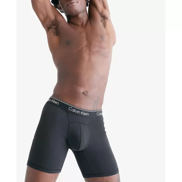 Calvin Klein Mens Athletic Active Boxer BriefBlack