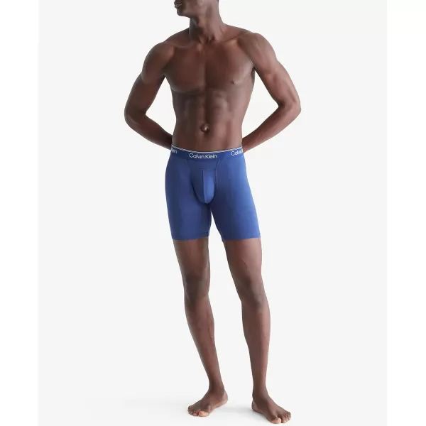 Calvin Klein Mens Athletic Active Boxer BriefBlue Depths