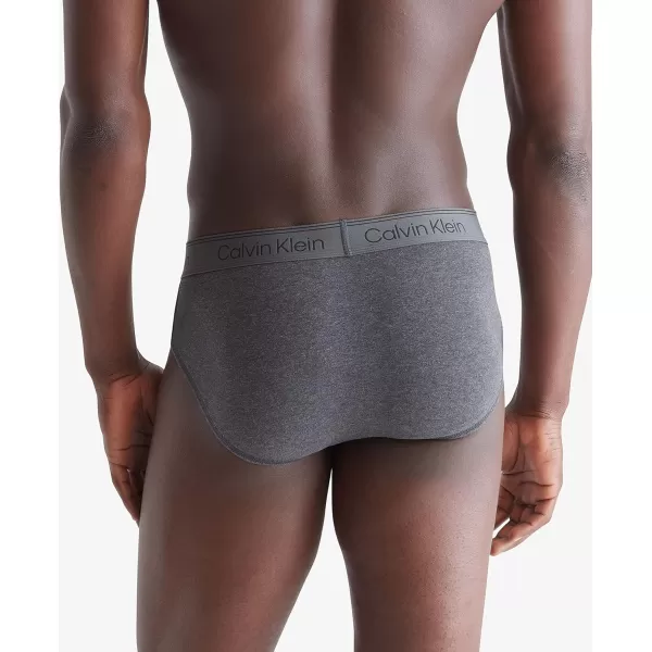 Calvin Klein Mens Athletic Active Hip BriefAthletic Grey Heather