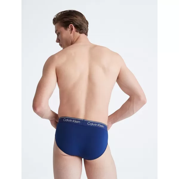 Calvin Klein Mens Athletic Active Hip BriefBlue Depths