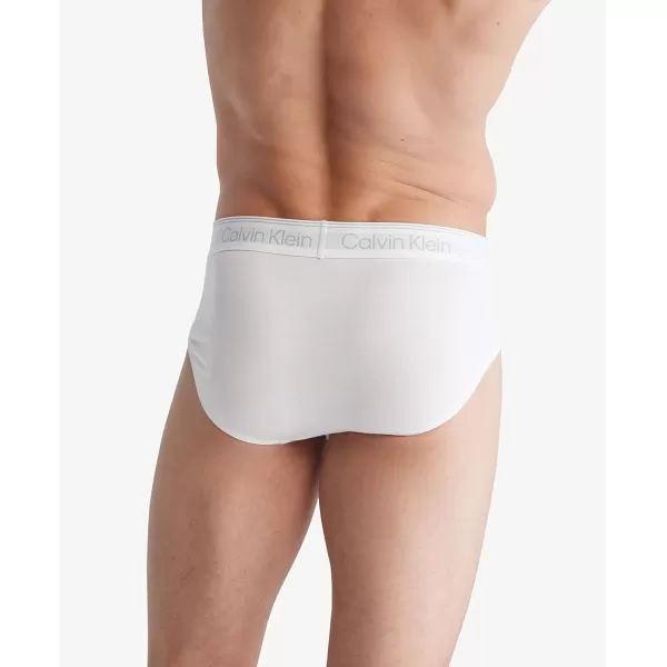 Calvin Klein Mens Athletic Active Hip BriefWhite