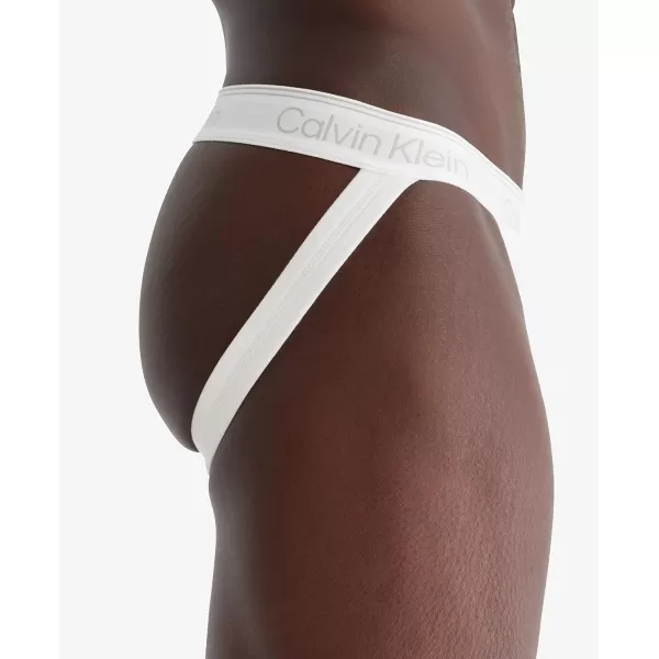 Calvin Klein Mens Athletic Active Jock StrapWhite