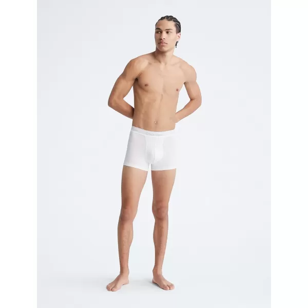 Calvin Klein Mens Athletic Active TrunkWhite