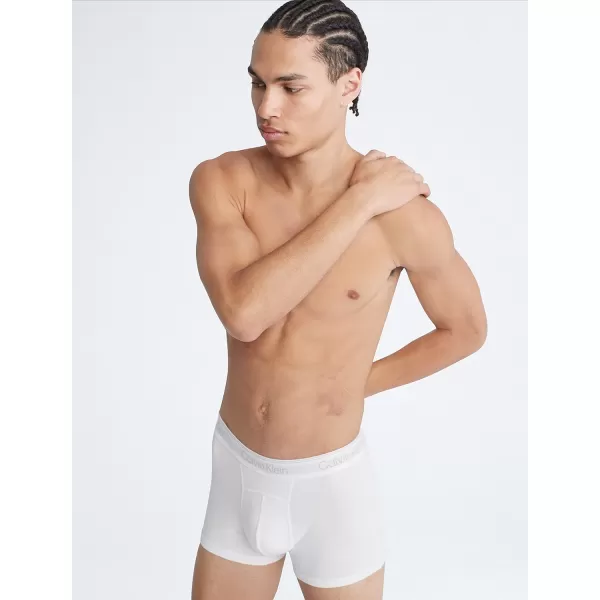 Calvin Klein Mens Athletic Active TrunkWhite