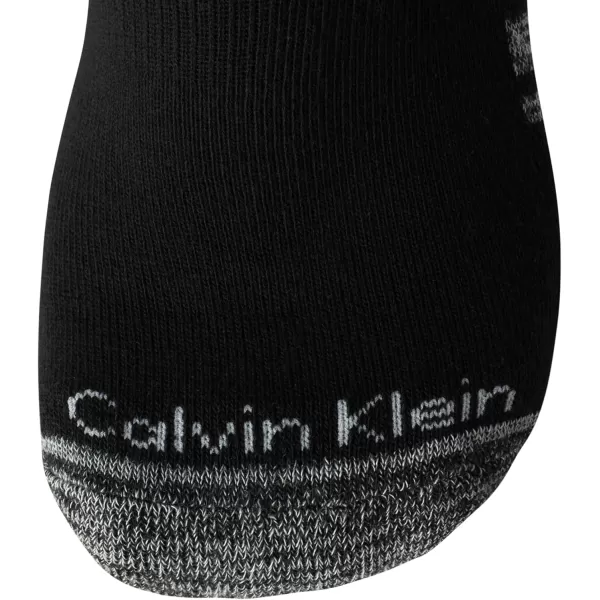 Calvin Klein Mens Athletic Socks  Cushion Crew Socks 10 PackBlackGrey