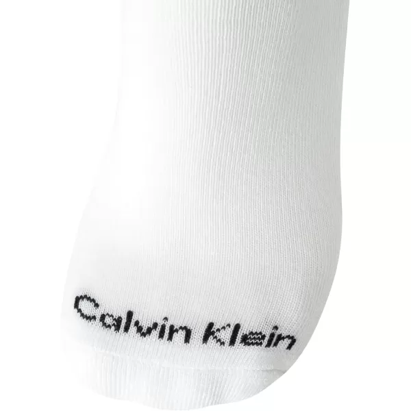 Calvin Klein Mens Athletic Socks  Cushion Crew Socks 10 PackWhite