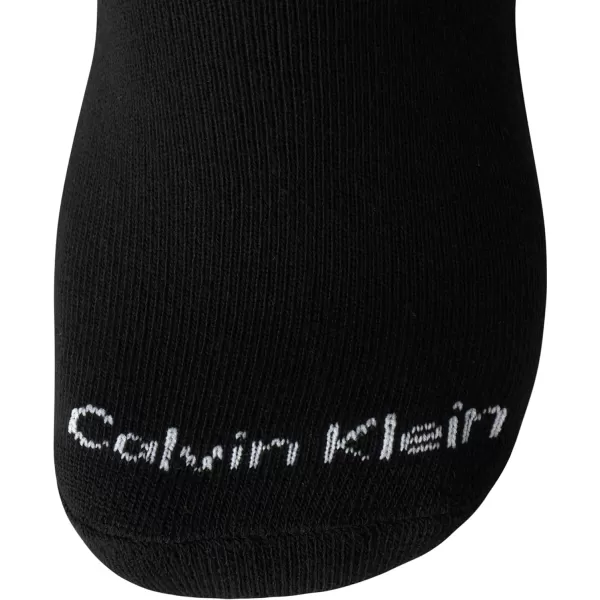 Calvin Klein Mens Athletic Socks  Cushion Crew Socks 5 PackWhiteGreyBlack