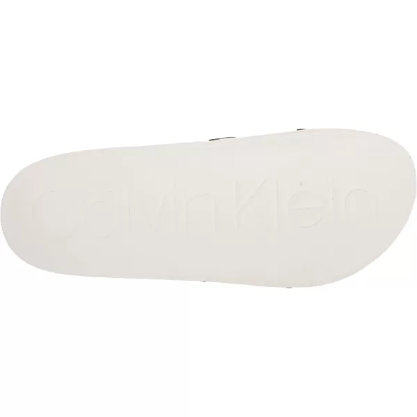 Calvin Klein Mens Austin Slide SandalWhite 164