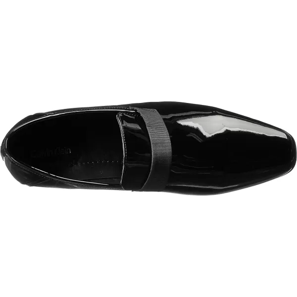 Calvin Klein Mens Bernard LoaferBlack Patent