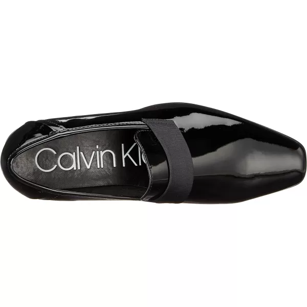 Calvin Klein Mens Bernard LoaferBlack Patent 967