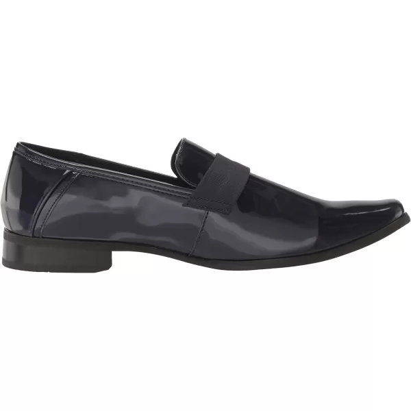 Calvin Klein Mens Bernard LoaferNavy Patent 400