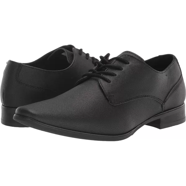 Calvin Klein Mens Brodie Oxford ShoeBlack Saffiano 002