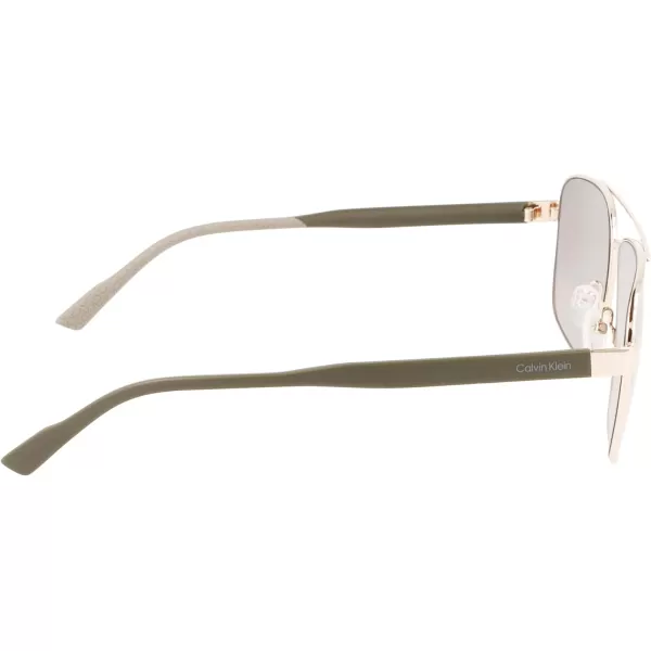 Calvin Klein Mens Ck22114s Pilot SunglassesOlive