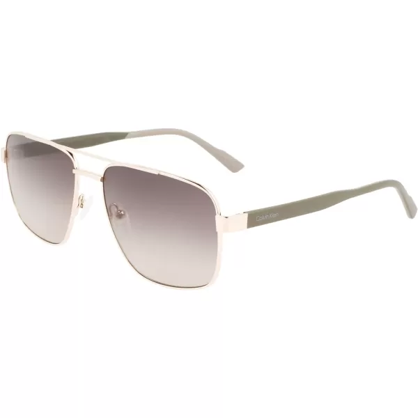 Calvin Klein Mens Ck22114s Pilot SunglassesOlive