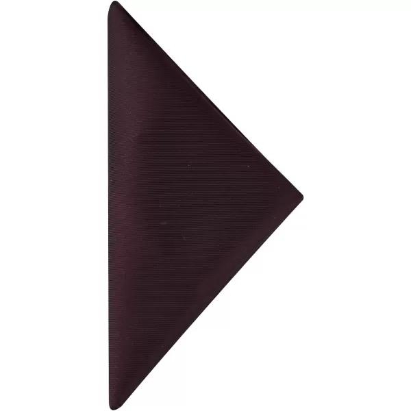 Calvin Klein Mens Classic Solid Pocket SquareBurgundy