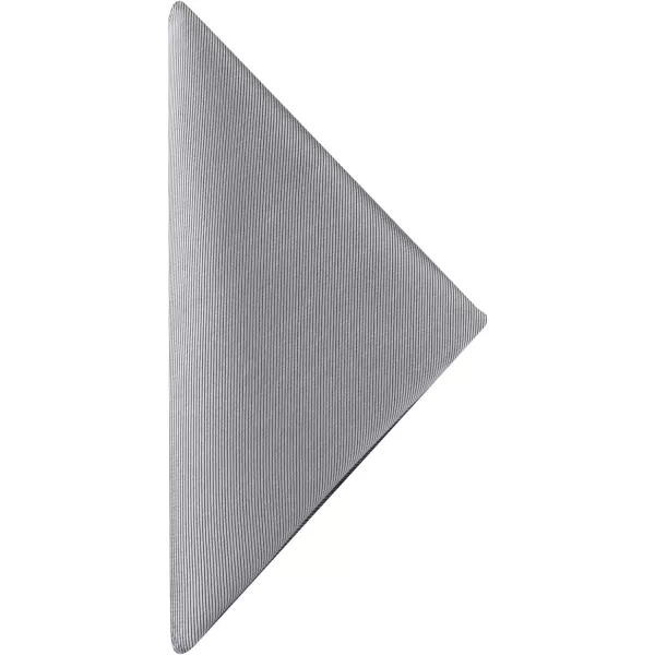 Calvin Klein Mens Classic Solid Pocket SquareGrey