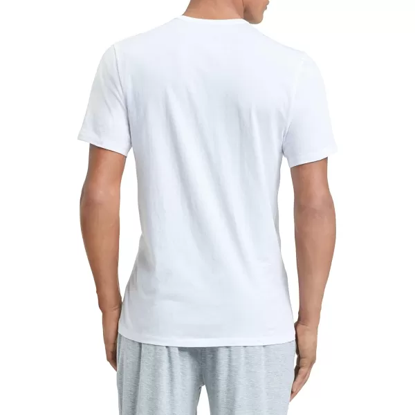 Calvin Klein Mens Cotton Classic 5Pack Slim Undershirts3 White 2 Grey Heather