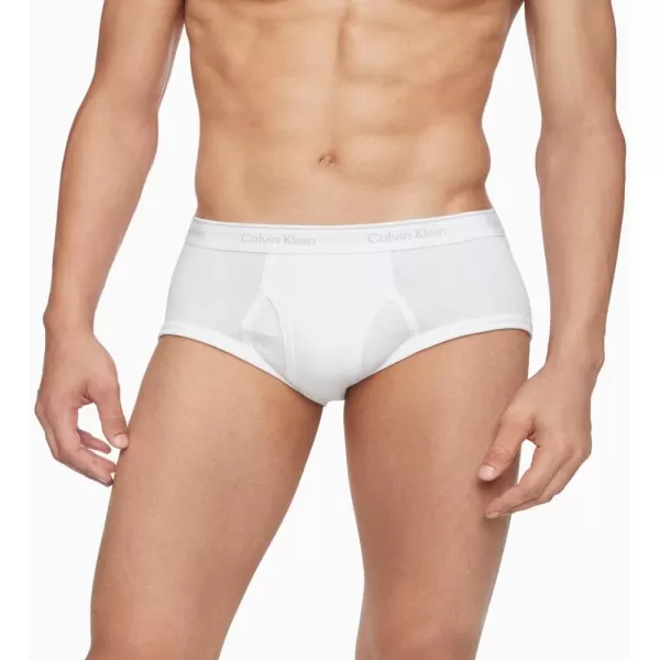 Calvin Klein Mens Cotton Classics 5Pack Brief4 White