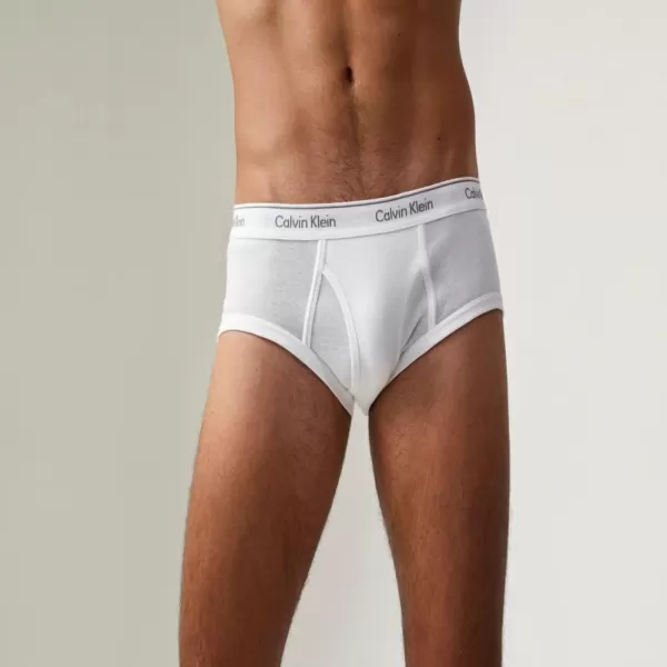 Calvin Klein Mens Cotton Classics 5Pack Brief4 White