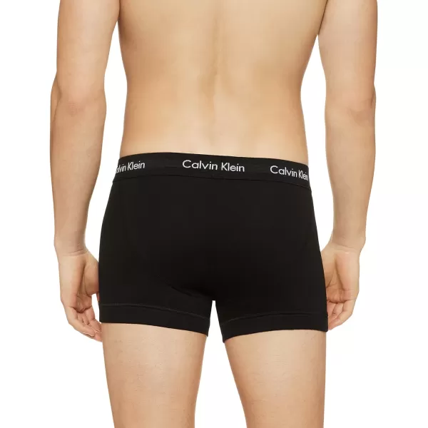 Calvin Klein Mens Cotton Classics 5Pack Trunk5 Black