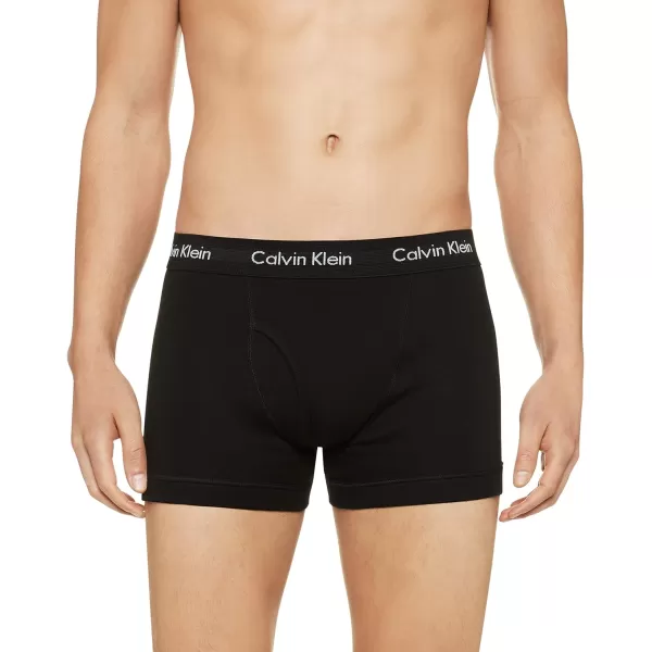 Calvin Klein Mens Cotton Classics 5Pack Trunk5 Black