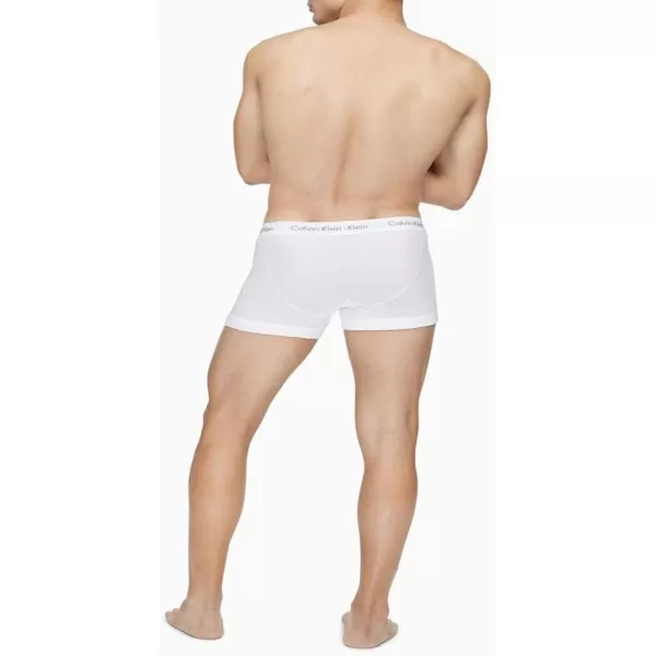 Calvin Klein Mens Cotton Classics 5Pack Trunk5 White